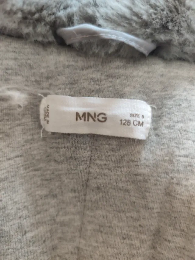 Jaqueta MNG cinza tamanho 8