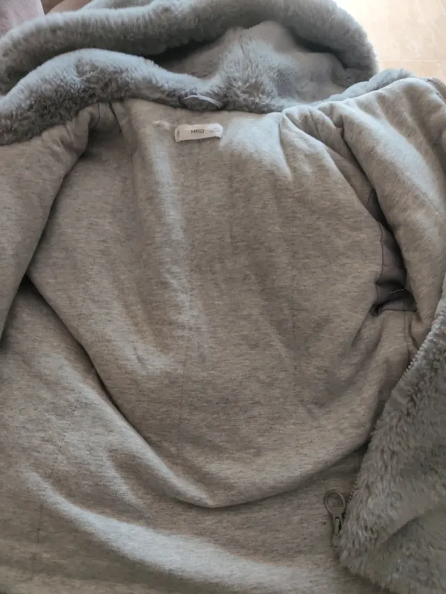 Jaqueta MNG cinza tamanho 8