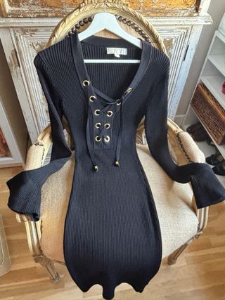 Vestido Michael Kors punto acanalado