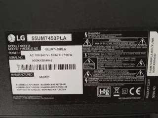 LG smart TV 55 pulgadas