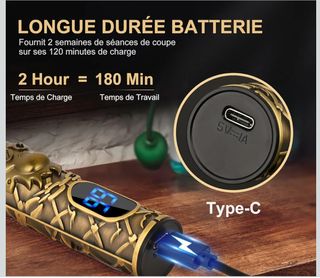 Maquina de Afeitar Recortadora de Barba Cortapelos