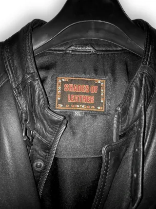 Chaqueta Biker de piel para hombre