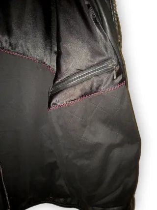 Chaqueta Biker de piel para hombre