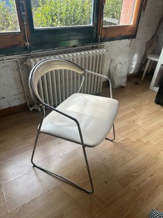 2 Poltrone Vintage Cromate Italia Anni 90