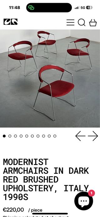 2 Poltrone Vintage Cromate Italia Anni 90