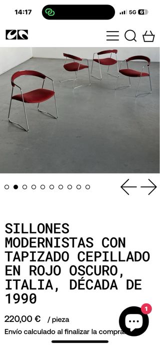 2 Poltrone Vintage Cromate Italia Anni 90