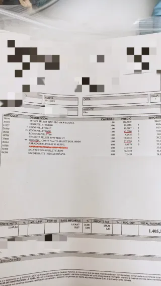 Chimenea Estufa Pellets