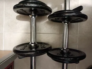 Mancuernas de gimnasio