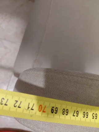 Poltrona relax beige in tessuto