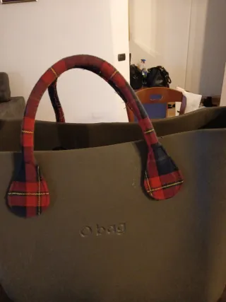 Borsa O bag grigia usata pochissimo