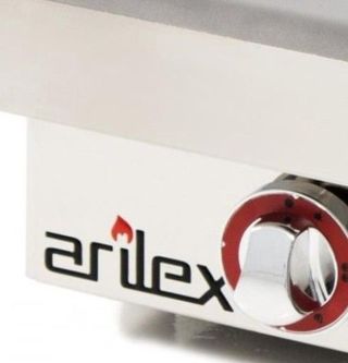 Plancha A Gas 60 En Acero 15 Mm Con Baño Cromo