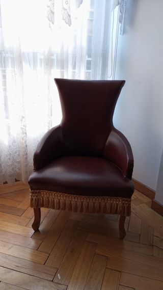 Poltrona vintage in pelle