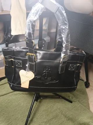 Bolso Vivienne Westwood Negro Retro