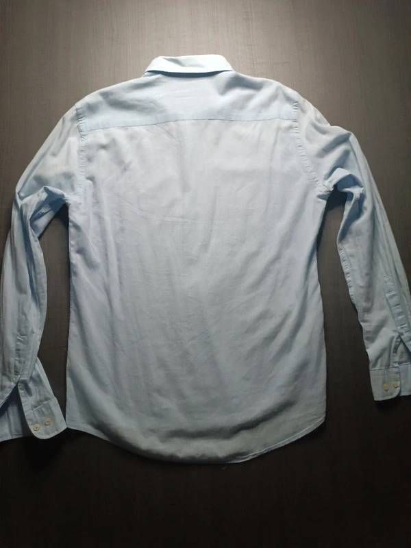 Camisa Zara Celeste Hombre Talla S