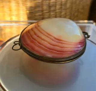 Scatolina conchiglia marina vintage