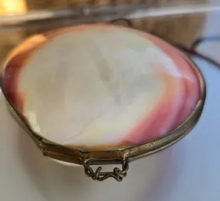 Scatolina conchiglia marina vintage