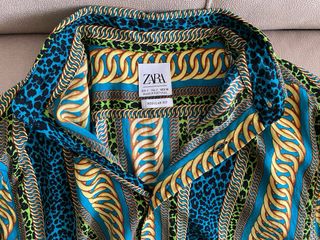 Camisa Zara estampación cadenas
