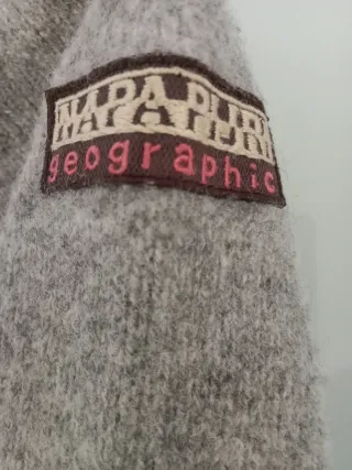 Jersey Napapijri Lana Gris Talla M