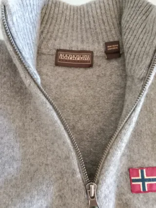 Jersey Napapijri Lana Gris Talla M