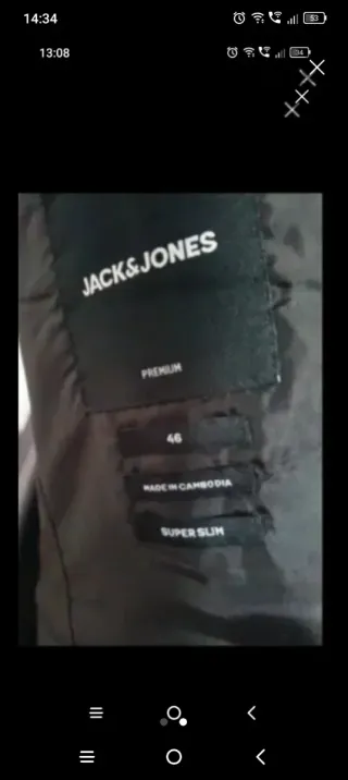 Traje de chaqueta gris para chico