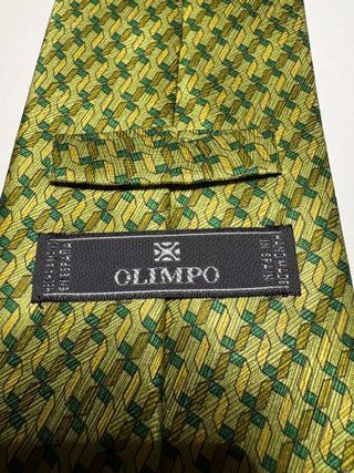 Corbata Olimpo Verde y Amarilla