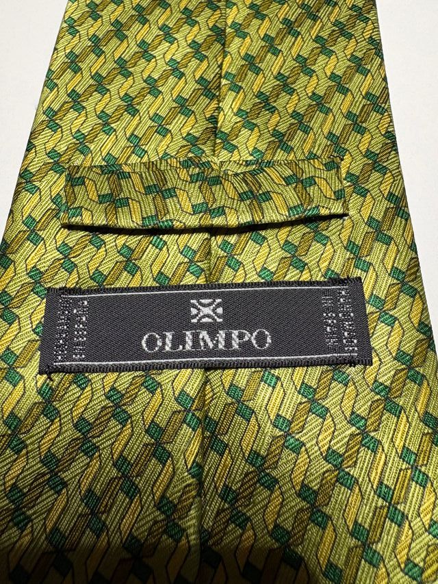 Corbata Olimpo Verde y Amarilla