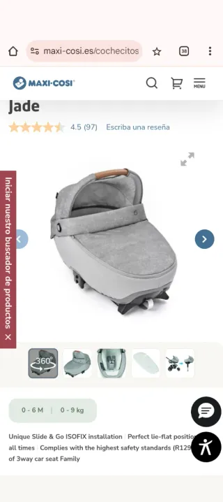 Maxi-Cosi Jade y Base Isofix Family Fix 3