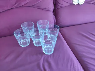 Set di 6 bicchieri d'acqua