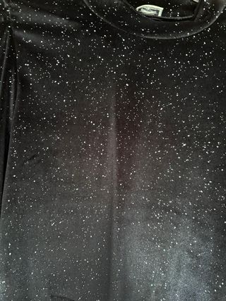 Jersey negro brillos talla única sin estrenar