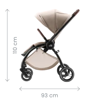 Silla de paseo Britax Romer RIO duo capazo TEAK