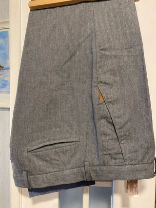 Pantalón Massimo Dutti Gris Hombre