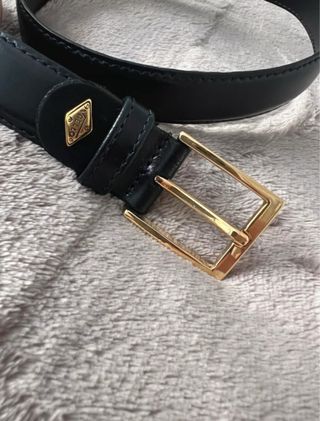 Cinturón Vaello Piel Negro Niño Comunión