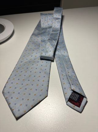 Corbata Zarauz azul y dorada