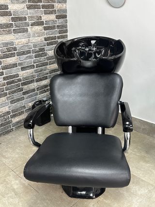 Lavacabeza peluquería negro
