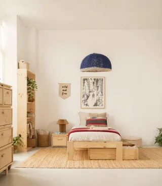 Cajones de madera para cama. 2 unidades