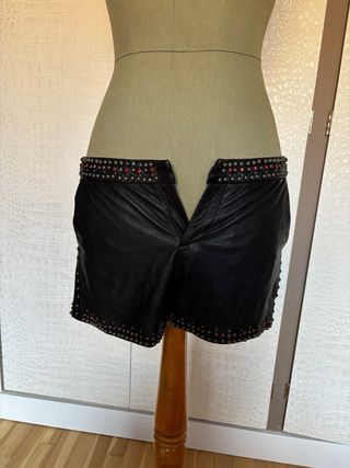 Shorts de Piel Scotch & Soda Negros