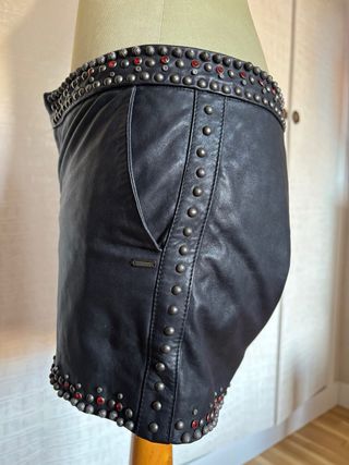 Shorts de Piel Scotch & Soda Negros