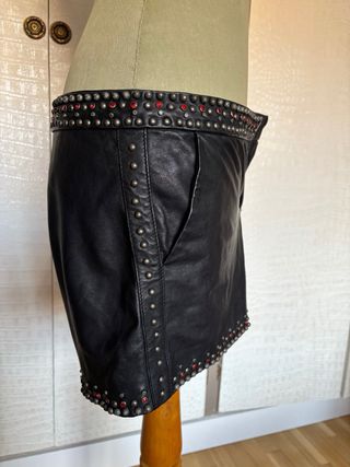 Shorts de Piel Scotch & Soda Negros