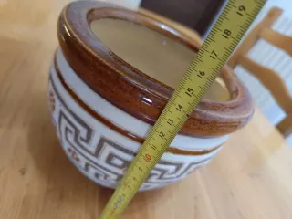 Vaso decorativo in ceramica