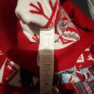 Maglione Natale scollo V Taglia M