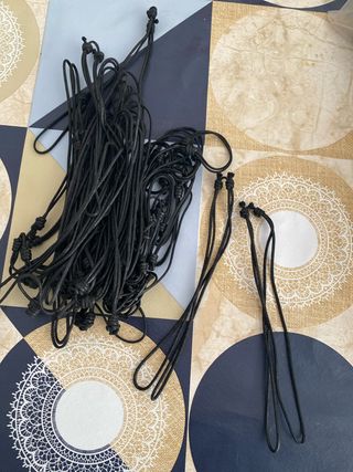 Cordones para colgantes negros