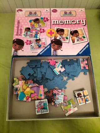 Puzzle y Juego de Memoria Doc McStuffins Ravensbur