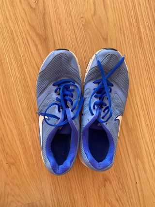 Zapatillas Nike Correr Azul y Blanco