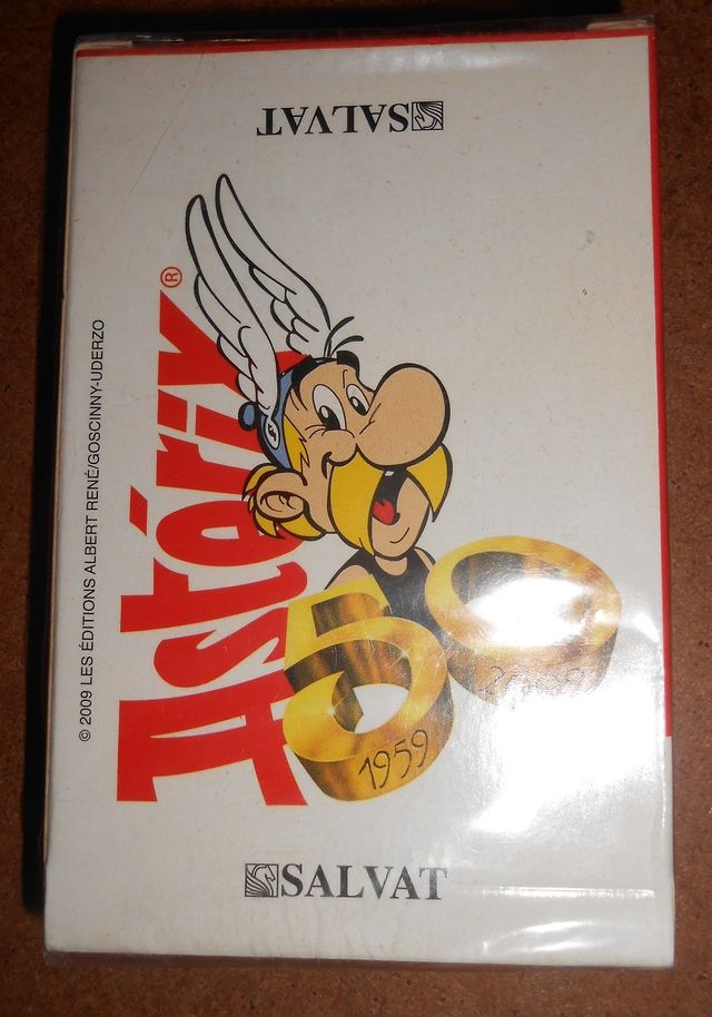 Mazzo di carte Asterix 50° Anniversario