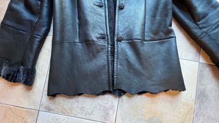 Americana cuero borrego talla M