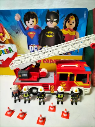 Camión Bomberos Playmobil Escalera Giratoria
