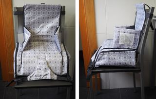 Trona portátil bebé "Tuc-Tuc". Como nueva.