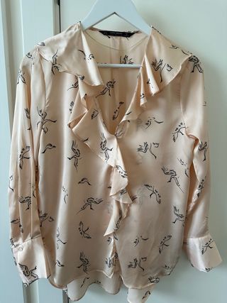 Camisa Zara con estampado