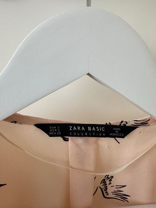 Camisa Zara con estampado