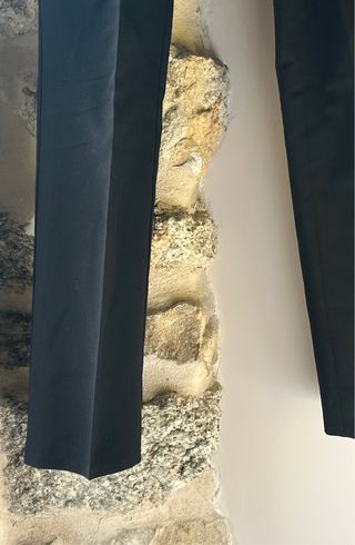 Pantalón de fiesta negro acampanado